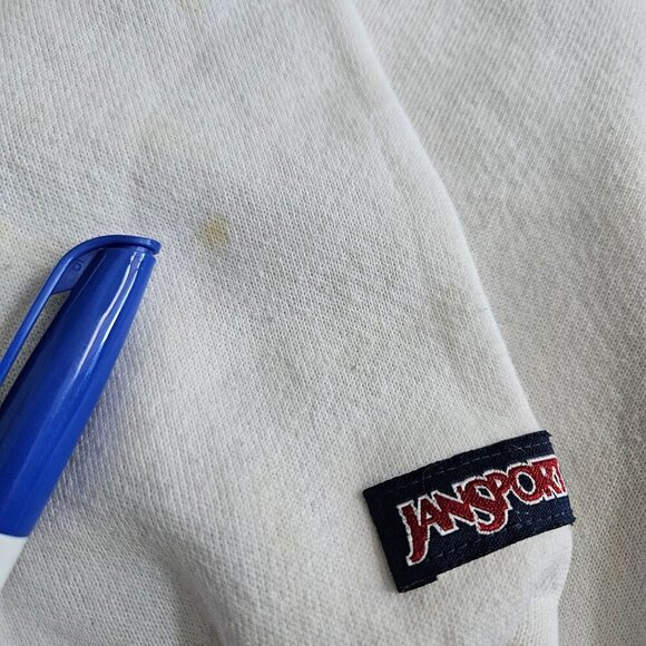 Kent State KSU Jansport Vintage White Crewneck Sweatshirt Size M NCAA College - Picture 10 of 16